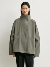 TOTEME batwing sleeve high neck workwear short jacket for Women