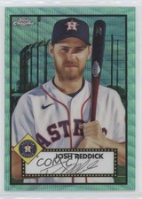 2021 Topps Chrome Platinum Anniversary Aqua Wave Refractor Josh Reddick #403 5l1