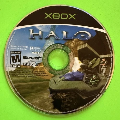 Halo Combat Evolved Original Xbox Disc Only Tested Authentic Fast Ship