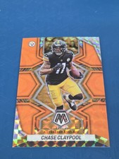 2022 Panini Mosaic Reactive Orange #164 Chase Claypool Steelers FOOTBALL Card 2M