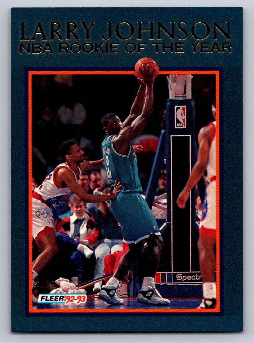 1992-93 Fleer Larry Johnson Rookie of the year #3