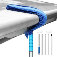 RV Awning Cleaner, Bendable Mop-Head, Hyper-Absorbent Pad, Extendable Pole,