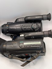 Lot of 2 Sony Handycam Video 8 Camcorders CCD-FX410  CCD-FX511 AS-IS / Untested