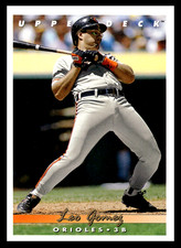 1993 Upper Deck Leo Gomez #132 Baltimore Orioles MLB Baseball 