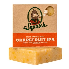 Dr. Squatch Men's All Natural Bar Soap 5 oz - Grapefruit IPA | Zero Grit