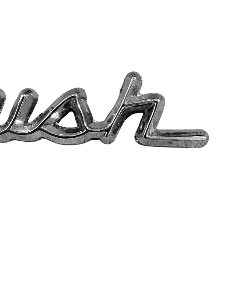 NUEVO RARO Silenciadores de carreras de zordillos Speed Shop Placa de identificación cromada Script Emblema Insignia Foto 4 de 4