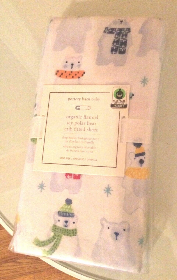 Pottery barn Disney Crib Toddler bed Fitted Sheet Holliday Birthday KIDS Baby , - Image 4 of 4