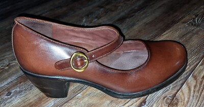 Dansko Becca womens brown mary jane heels size EU 40 US 9.5 10