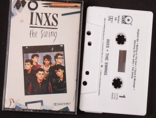 INXS - THE SWING audio cassette, 1984 new wave Rock Love Is What Say