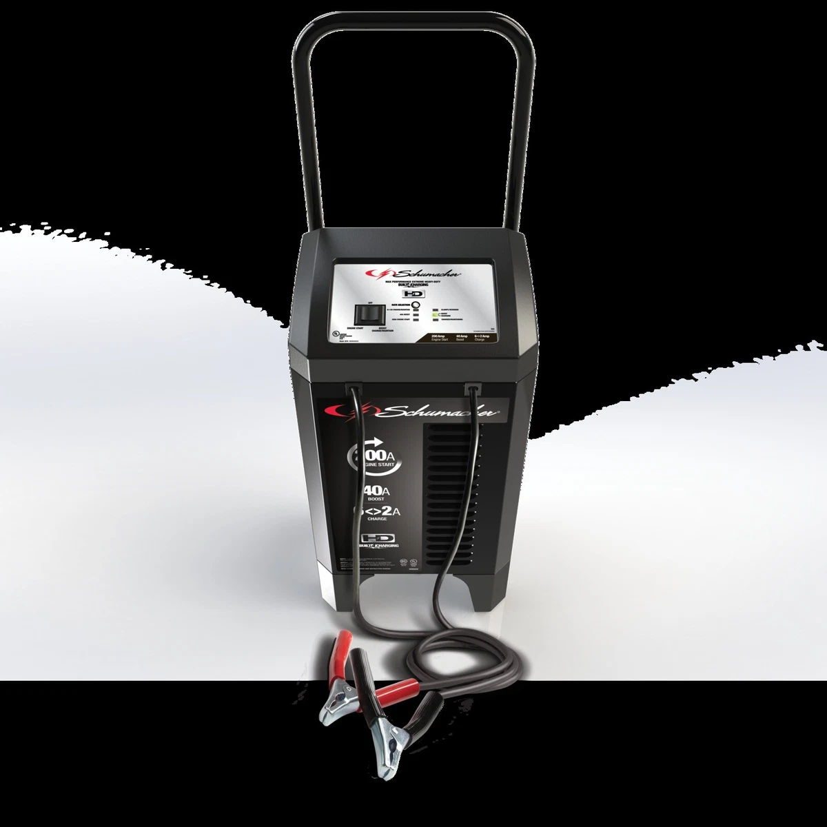 Battery Charger Electric Wheel 200 Amp Automotive Dead Portable