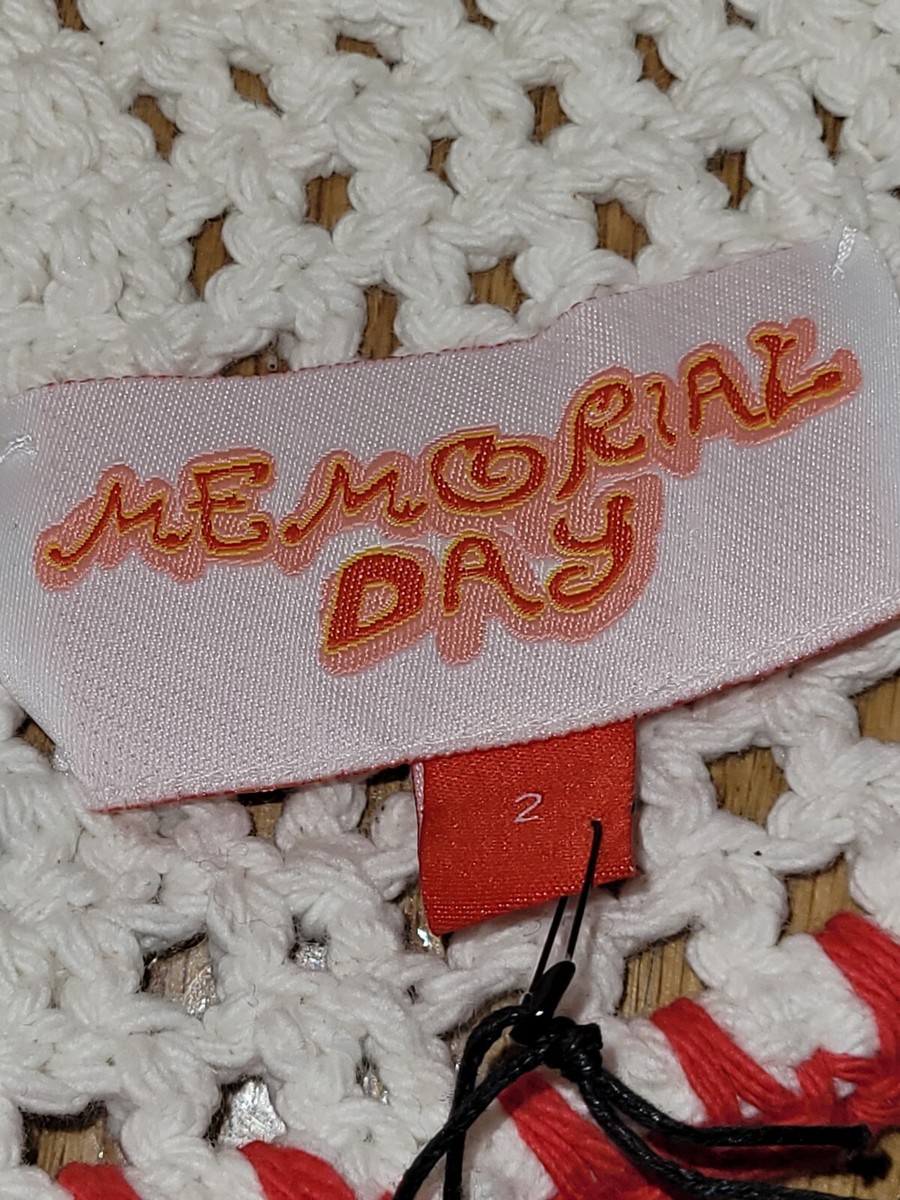 Memorial Day heart cotton crochet scullcap size 1 Memorial Day Women main image 3