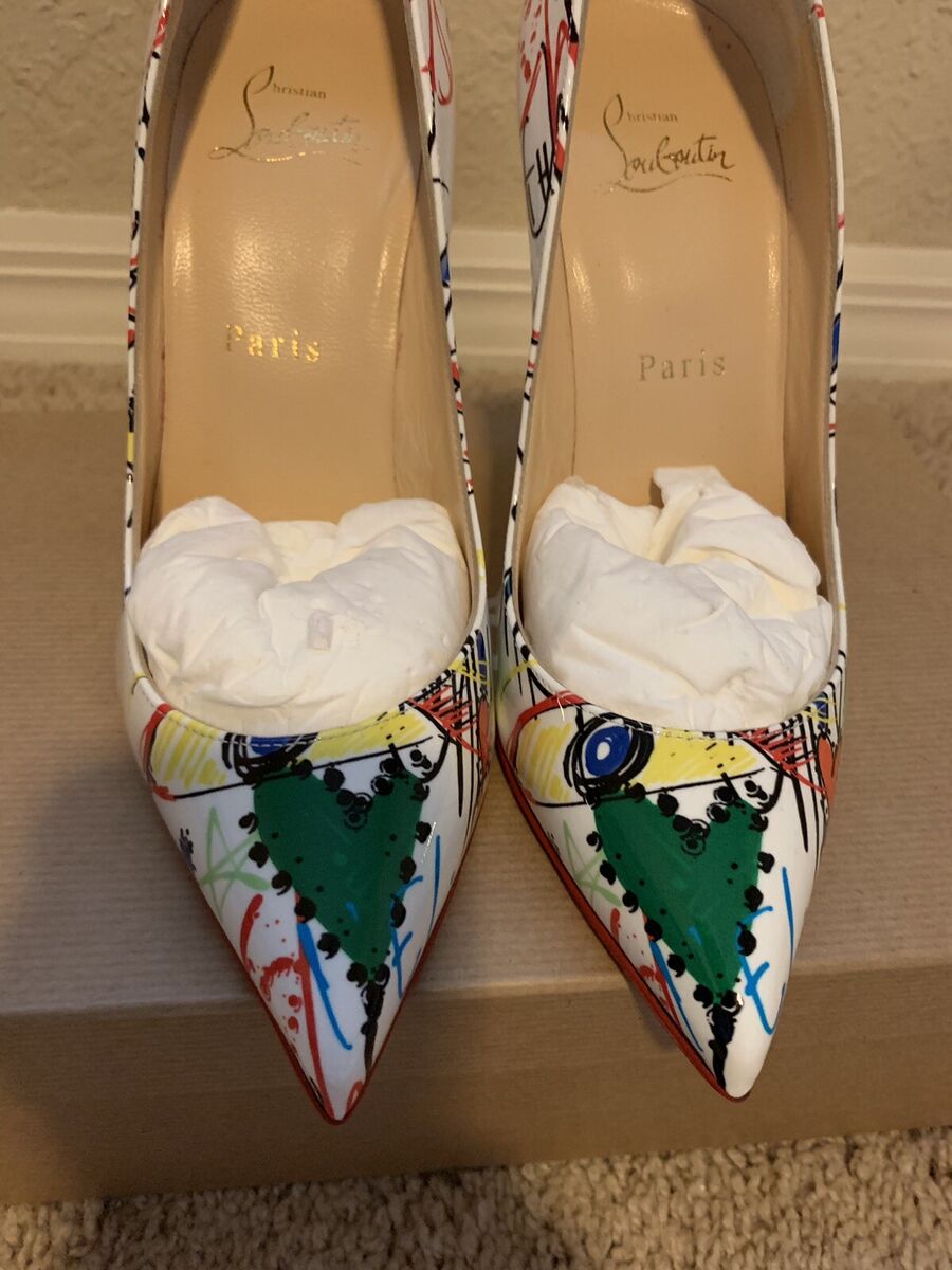 Christian Louboutin Pigalle Follies 36.5 Loubitag Graffiti Christian Louboutin Pigalle Follies 36.5 Loubitag Graffiti