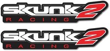 2x Skunk2 Decal Sticker Truck Vehicle Jdm Suspension Racing Car Evo Sti Honda Of