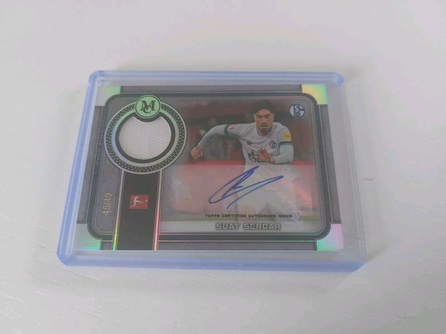 Suat Serdar 2020 Topps Museum Autograph Auto Memoabilia Relic 45/49 Schalke
