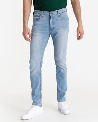 Herren Lee Jeans Herren W30 L34 Luke hellblau schmal konisch uvp £90