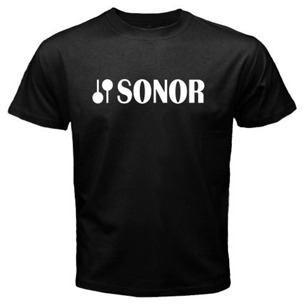 Sonor Drums Black Cymbals for Men Sizes S to 5XL