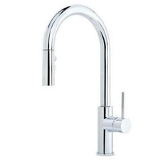 Miseno MNO191LCP Mia Pull-Down Kitchen Faucet/Multi-Flow Spray Head w/Deck Plate