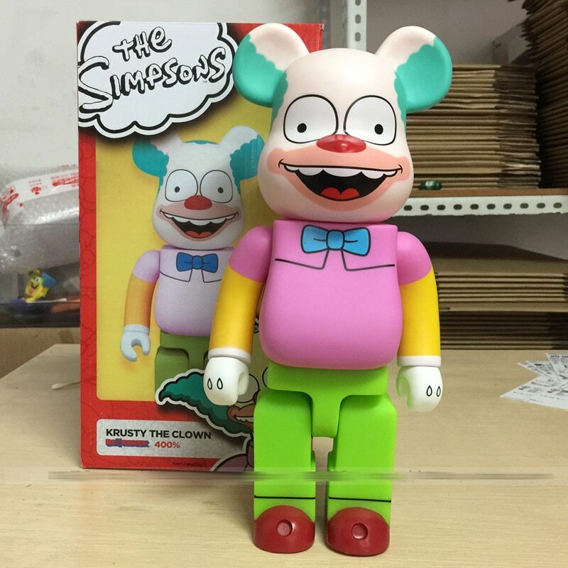 28Cm The Simpsons Krusty Medicom 400% Bearbrick The Clown
