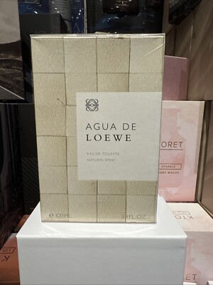 Agua De Loewe EDT Spray 3.4 FL. OZ. Sealed Box. Vintage.