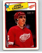 1988-89 O-Pee-Chee #39 John Chabot  Detroit Red Wings V53367
