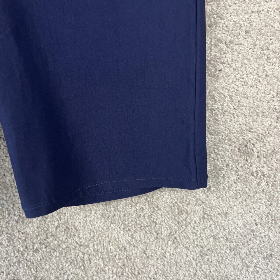 Pantalones Cortos Tahari Para Mujer Pequeños Azul Pull On Elastizados Informales Bolsillos Traseros Foto 3 de 4