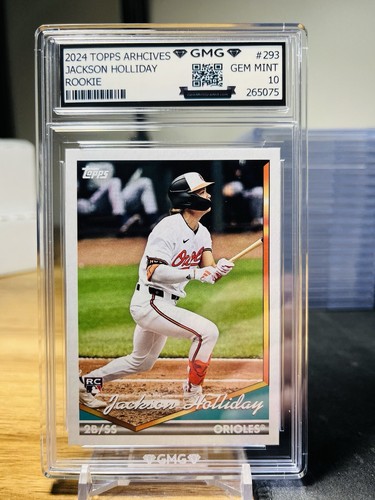 2024 Topps Archives Jackson Holliday Rookie GMG Graded 10 Gem Mint 💎 RC - 第 1/1 張圖片