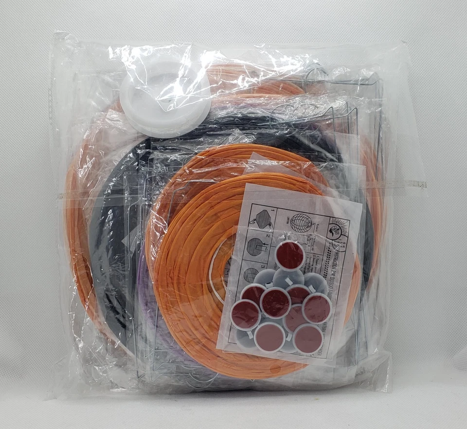 14 PIEZAS Linternas de Papel Chinas, Redondas Decorativas, Linternas Colgantes de Pañuelo Chino Foto 2 de 4