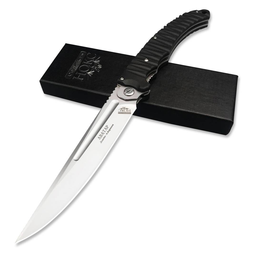 Tactical D2 Blade Russian NOKS HOKC Folding Blade Knife Hunting
