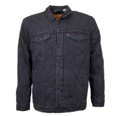 Levi's Men's Jean Jacket Classic Denim Button Up Trucker Long