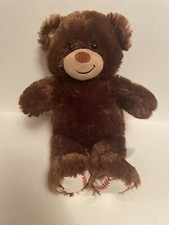 Build A Bear Brown Teddy Bear 15  Baseball Feet Plush Stuffed Animal Cute BAB