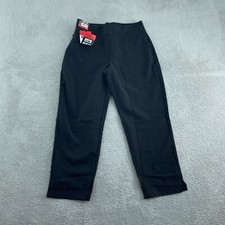 Kirkland Signature Womens Black Ankle Pants M Stretch Fabric NWT 0956