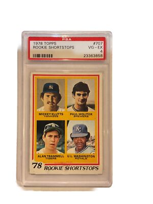 その他 1978 Topps Rookie Shortstops PSA8 1978 Topps Rookie Shortstops PSA8