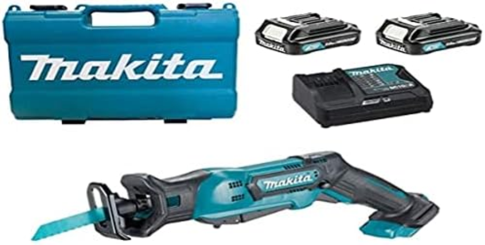 Makita JR103DSAE - Sierra de sable a bateria 10.8V litio-ion 2.0 Ah