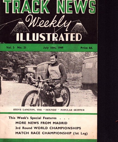 TRACK NEWS WEEKLY ILLUSTRATED 16-07-1949 +++ FREE UK POSTAGE