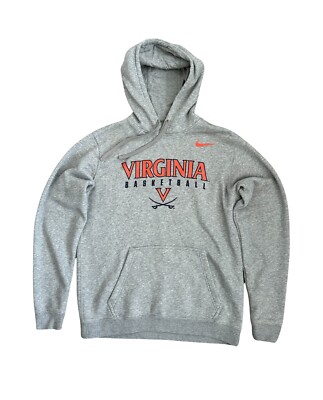 Nike Virginia Cavaliers Basketball Sweatshirt Men's Gray Hoodie