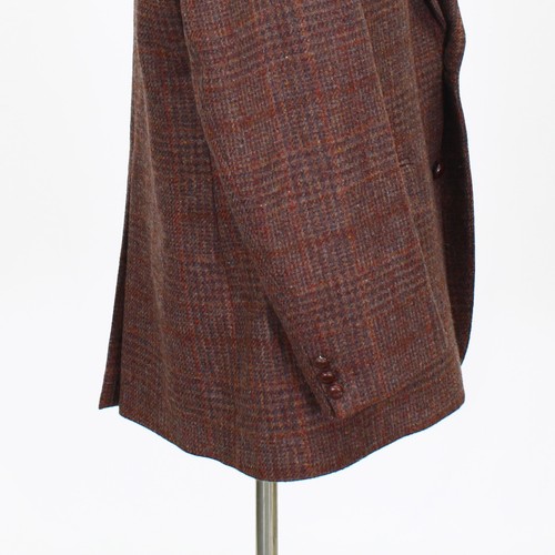 Farah 44L Brown Sport Coat Blazer Jacket Check 2B Tweed - Picture 6 of 11