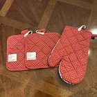 Christmas Santa 2 Potholders and 1 Glove Set NWOT — photo 2