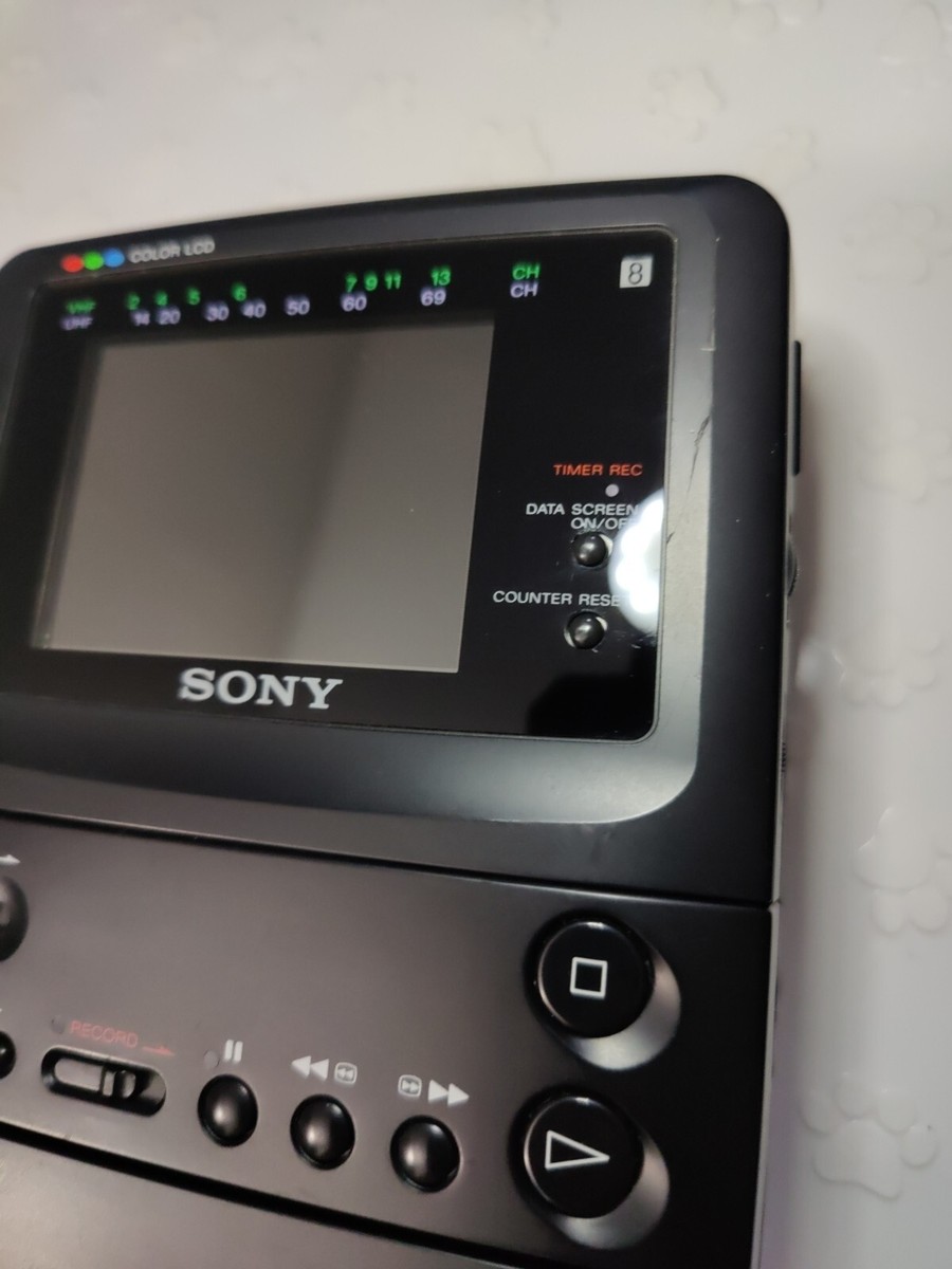 Sony Video Walkman Video Tv Recorder Gv-8 (Untested) Only Sony Video Walkman Video Tv Recorder Gv-8 (Untested) Only