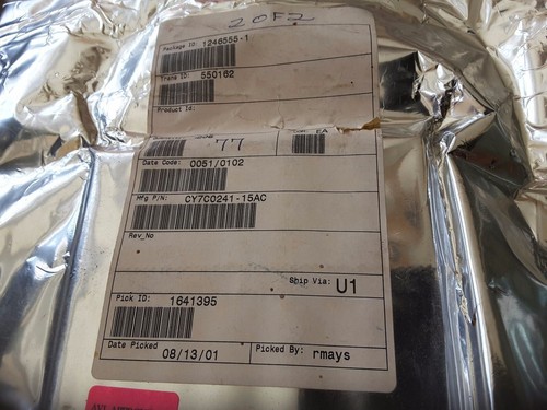 (77) CYPRESS CY7C0241-15AC SRAM Chip Async Dual 5V 72K-bit 4Kx18 15ns New $99 - Picture 2 of 3