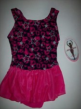 Jacques Moret Skirtall Leopard Scribble Tank Classic Dance Outfit Ballet Pnk NWT