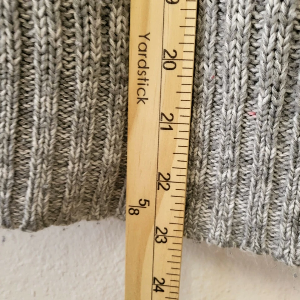 Sudadera con capucha tejida suelta Rue21 para mujer talla M verde cuello en V profundo bolsillo manchas manga larga Foto 4 de 4