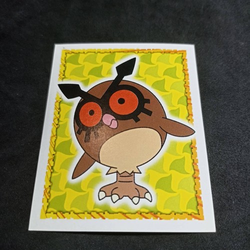 Hoothoot Merlin Stickers 2001_N°98_ Pokémon Hoothoot Sticker Merlin 2001 - Imagen 3 de 4