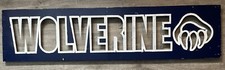 Wolverine Boots Shoe Metal Sign Comercial Display Vtg Store LARGE  58x14