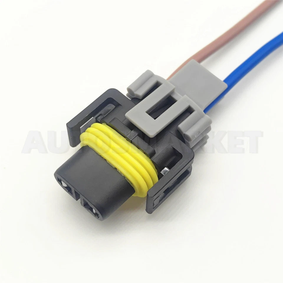 For 2005-2007 Ford Five Hundred 2-Way Fog Light Fog Lamp Connector Harness Plug - Image 3 of 4