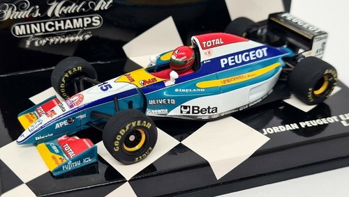 Minichamps 1/43 - Jordan Peugeot EJR 195 E. Irvine F1 Model Car 430 950015 - Picture 3 of 6