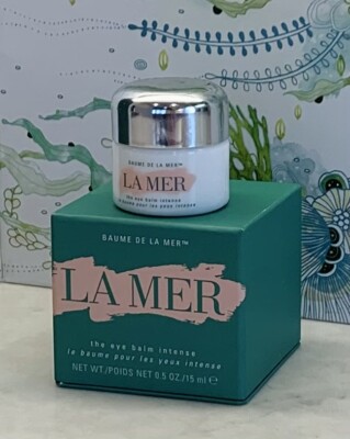 LA MER Eye Balm Intense Cream EMPTY Bottle JAR+BOX/Display Stand