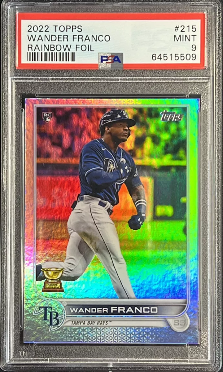 2022 Topps Series 1 Wander Franco Rainbow Foil RC #215 PSA 9