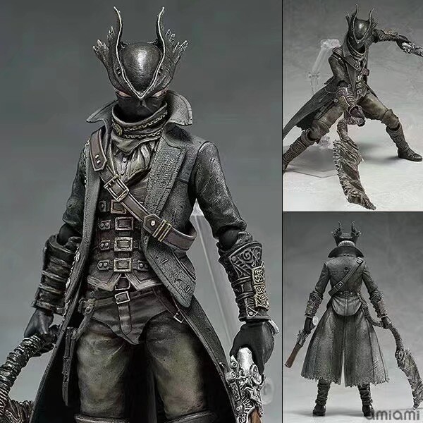 New Bloodborne Bloodborne Curse Figma 367 Hunter Hands on B55