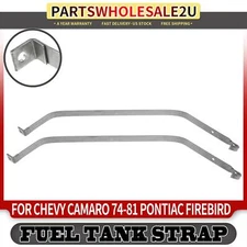 2x Fuel Tank Straps for Chevrolet Camaro Pontiac Firebird Buick Apollo Petrol