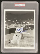 Mickey Mantle Signed Photo 8x10 Baseball Autograph Unique Pic PSA/DNA Gem 10